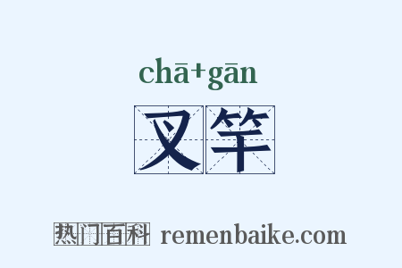叉竿是什么意思的图片